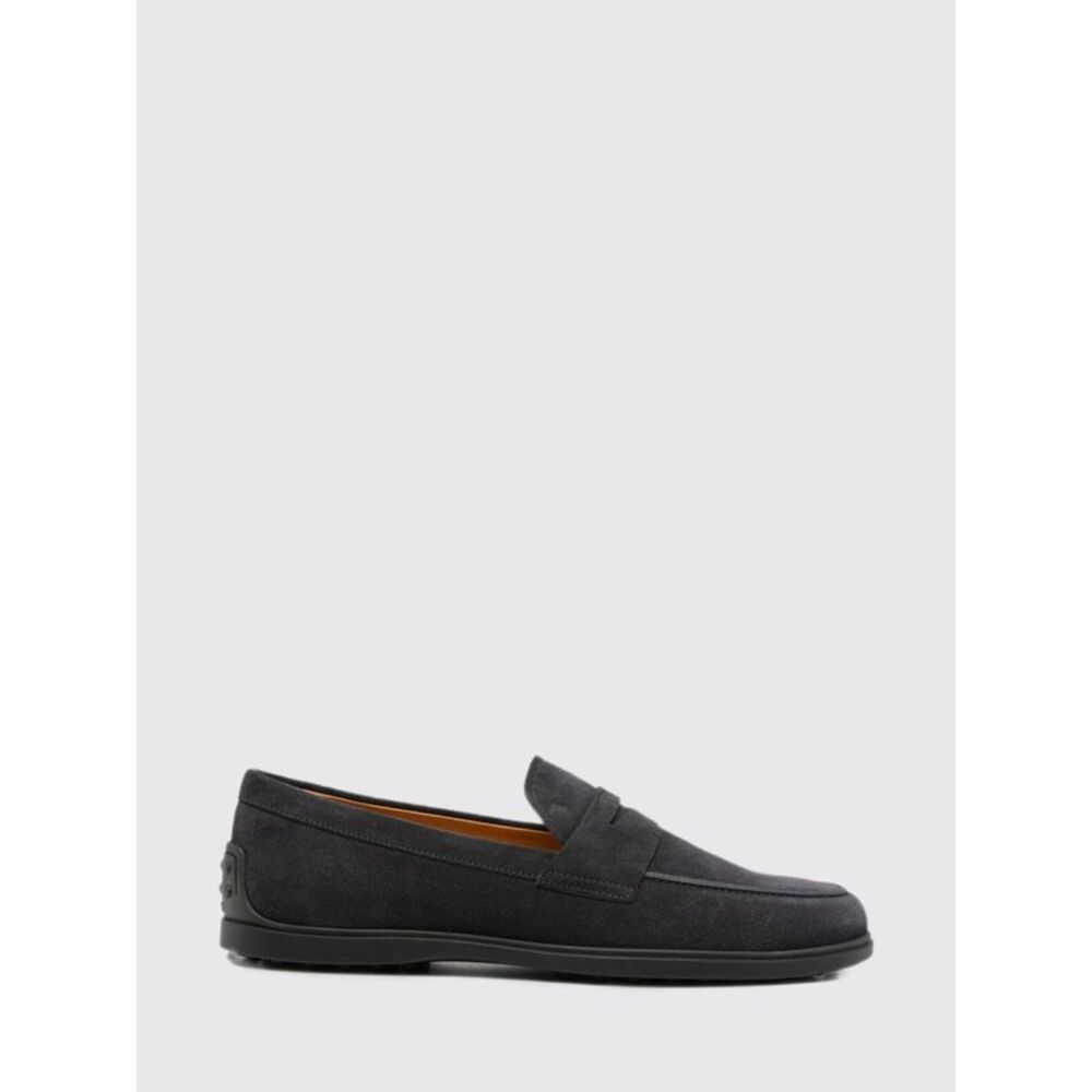 Tod's Men Suede Penny Loafers Tod's With T Timeless Logo